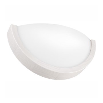 Аплик NATURAL SLIM 1xE27/60W/230V бор/бял