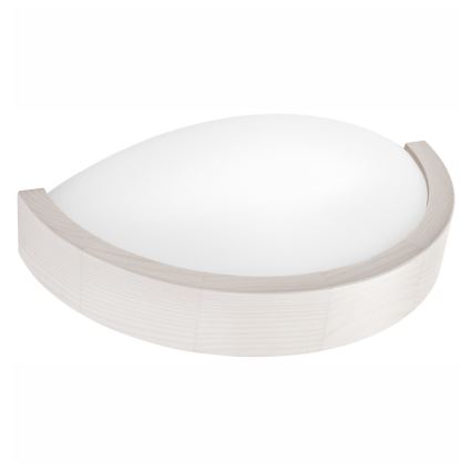 Аплик NATURAL SLIM 1xE27/60W/230V бор/бял