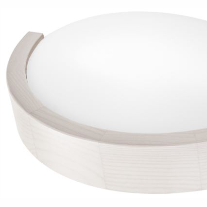 Аплик NATURAL SLIM 1xE27/60W/230V бор/бял