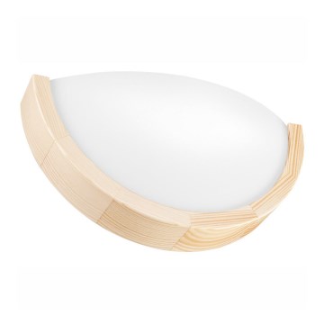 Аплик NATURAL SLIM 1xE27/60W/230V бор