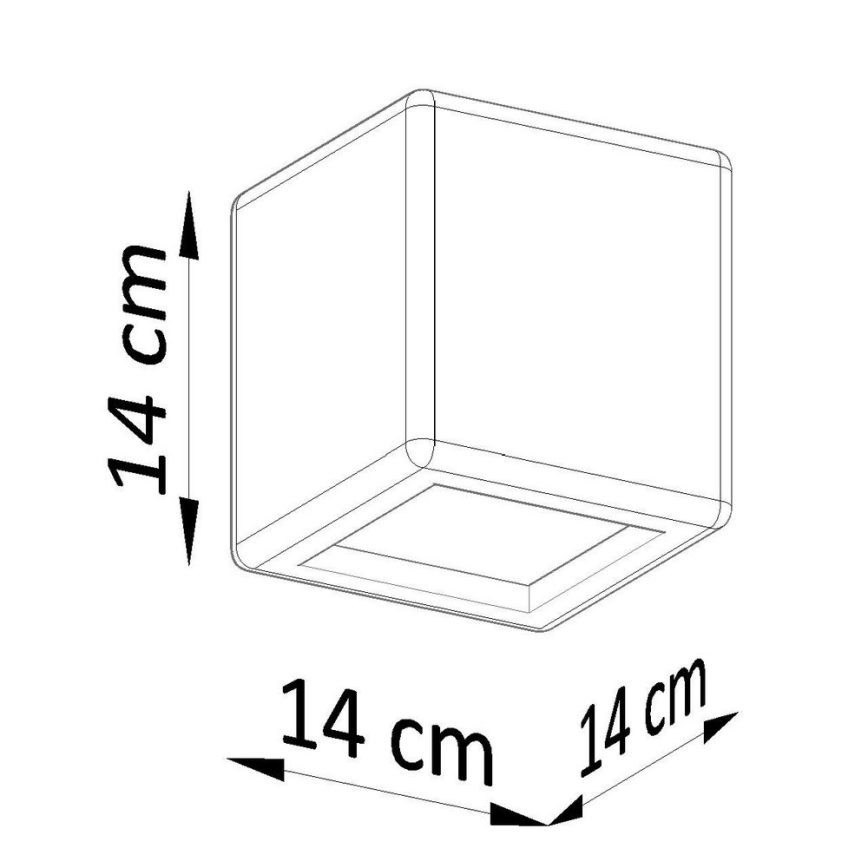 Аплик NESTA 1xE27/60W/230V