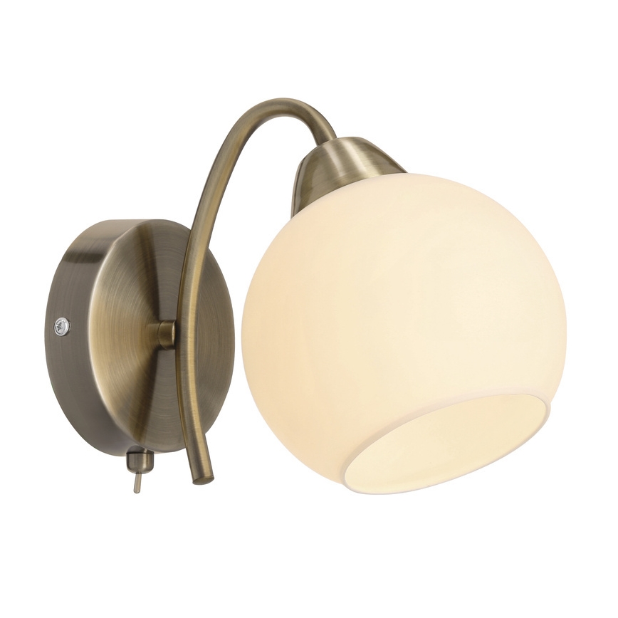 Аплик NESTOR 1xE27/40W/230V месинг