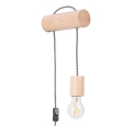 Аплик NIMBI 1xE27/15W/230V бук