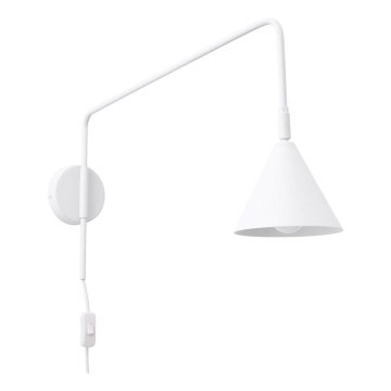 Аплик NOX 1xE14/10W/230V бял