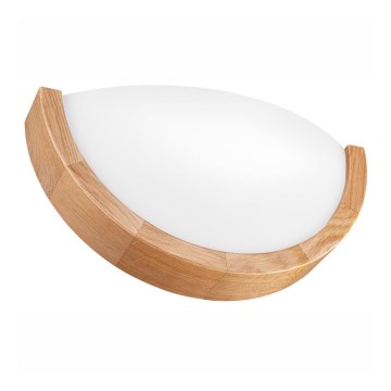 Аплик OAK SLIM 1xE27/60W/230V дъб