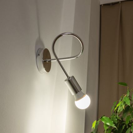 Аплик OXFORD 1xE27/15W/230V лъскав хром