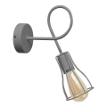 Аплик OXFORD 1xE27/15W/230V сив
