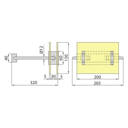 Аплик PALIA R7s/100W/230V