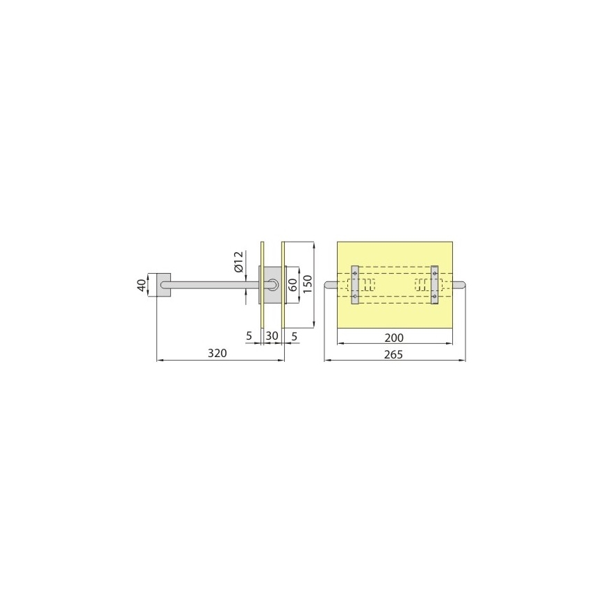 Аплик PALIA R7s/100W/230V
