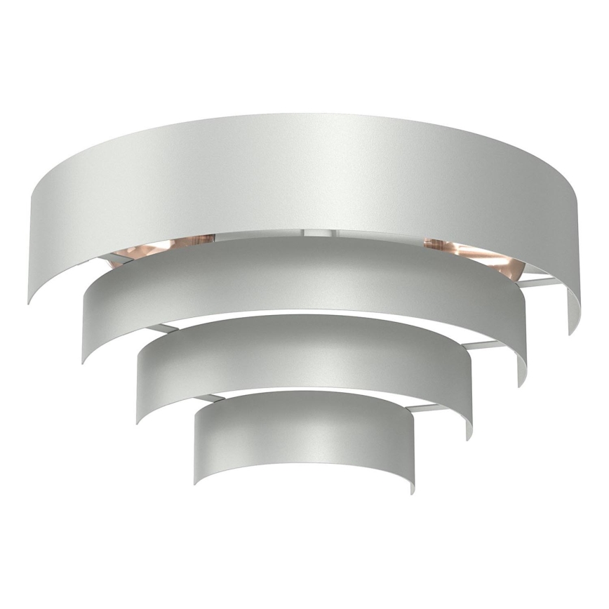 Аплик RINGS 2xE27/15W/230V лъскав хром