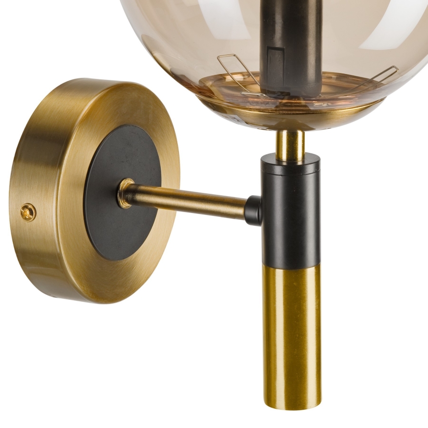 Аплик ROLLO 1xE14/5W/230V златист/опушен бежов