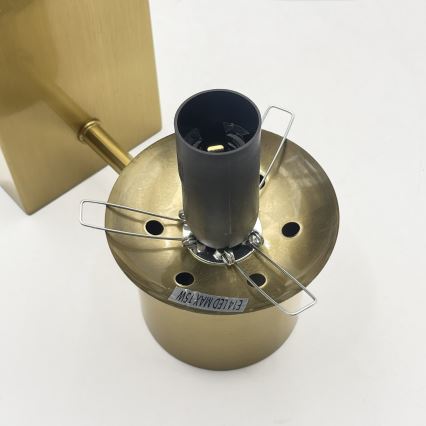 Аплик SFERIO 1xE14/5W/230V месинг/опушено бежово