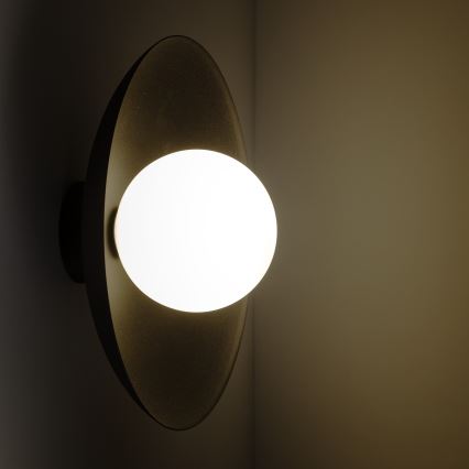 Аплик SLATE 1xG9/8W/230V Ø 28 см черен