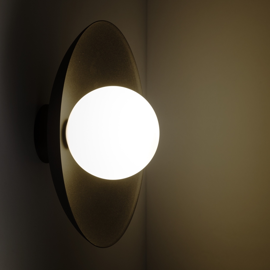 Аплик SLATE 1xG9/8W/230V Ø 28 см черен