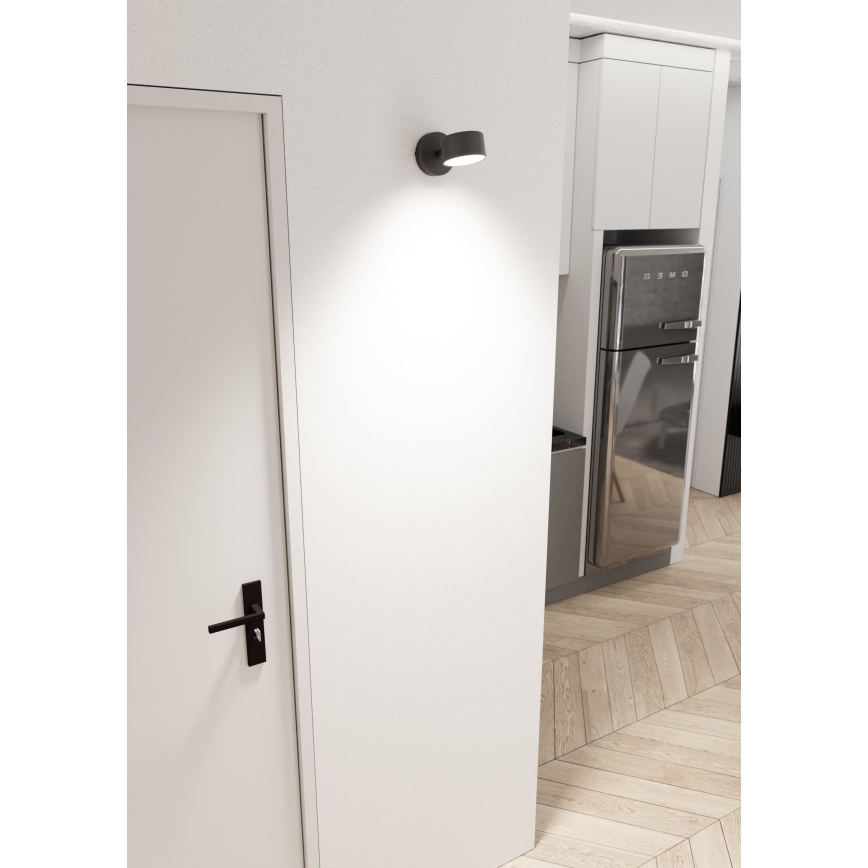 Аплик SORA 1xGX53/12W/230V черен