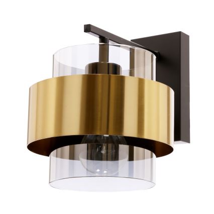 Аплик SPIEGA 1xE27/60W/230V златист/черен