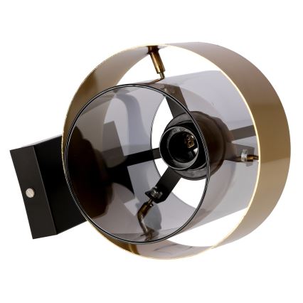 Аплик SPIEGA 1xE27/60W/230V златист/черен