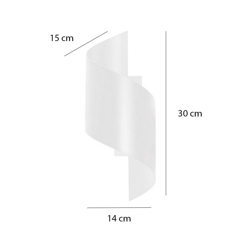 Аплик SPINER 1xG9/8W/230V бял