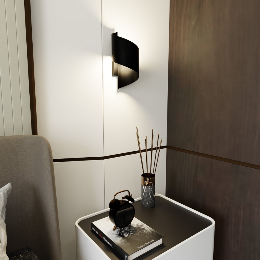 Аплик SPINER 1xG9/8W/230V черен