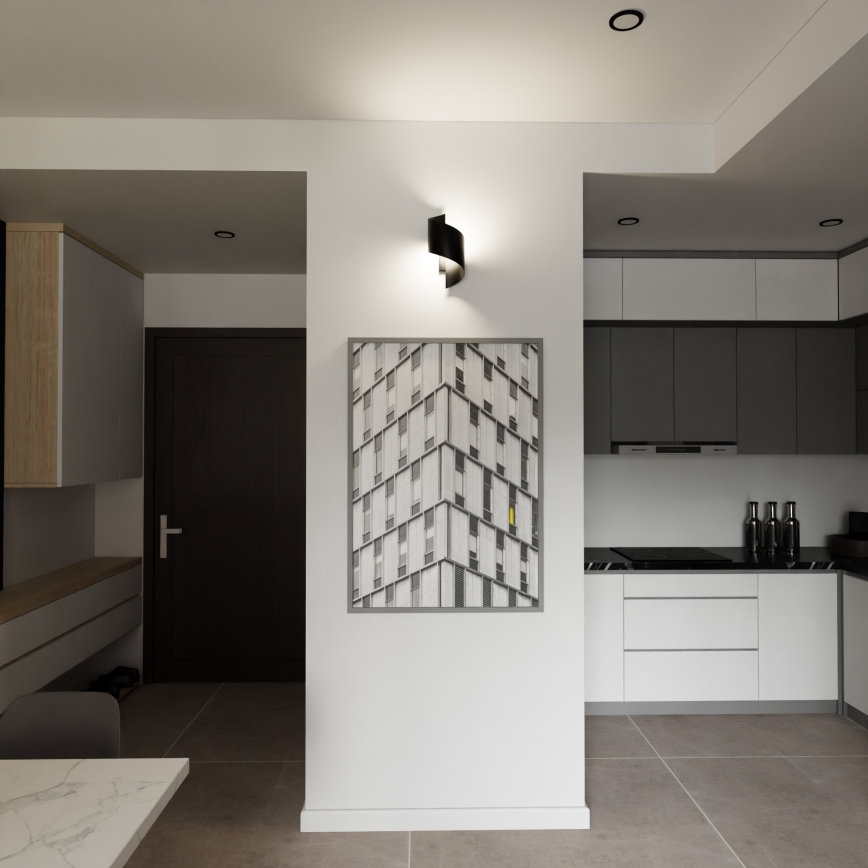 Аплик SPINER 1xG9/8W/230V черен