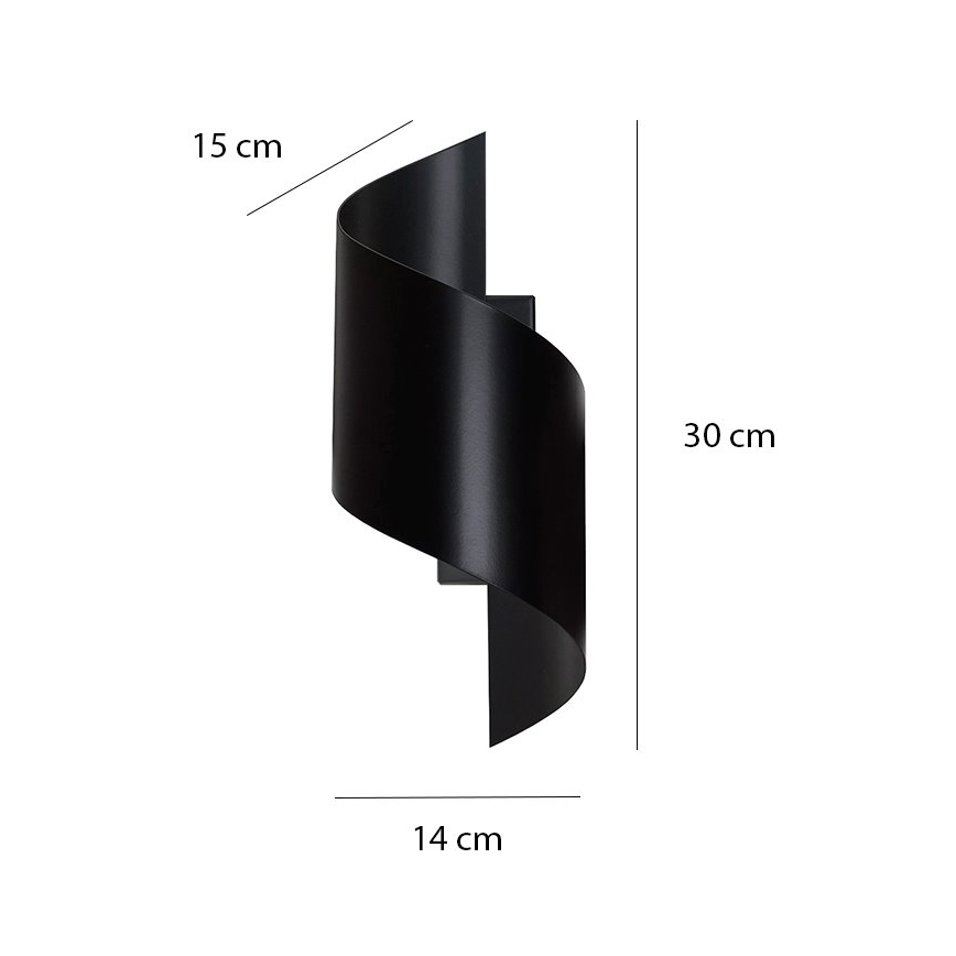 Аплик SPINER 1xG9/8W/230V черен