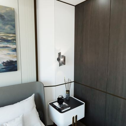 Аплик SPIRAL 1xG9/8W/230V черен