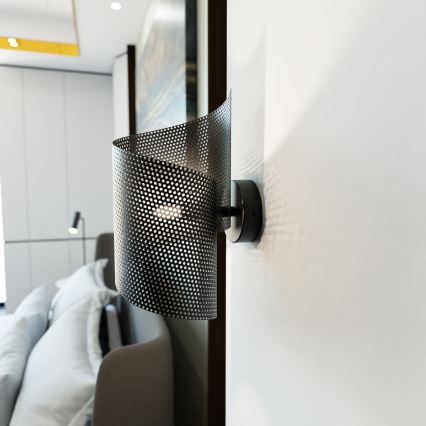 Аплик SPIRAL 1xG9/8W/230V черен