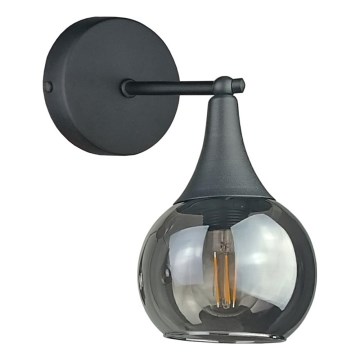 Аплик STAR 1xE27/60W/230V черен/опушен черен