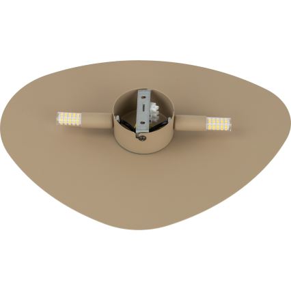 Аплик STONE 2xG9/8W/230V 30x39 см бежов