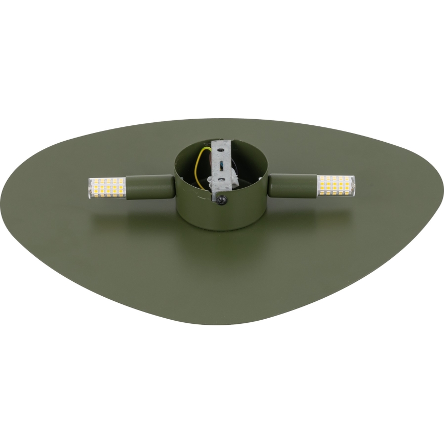 Аплик STONE 2xG9/8W/230V 30x39 см зелен