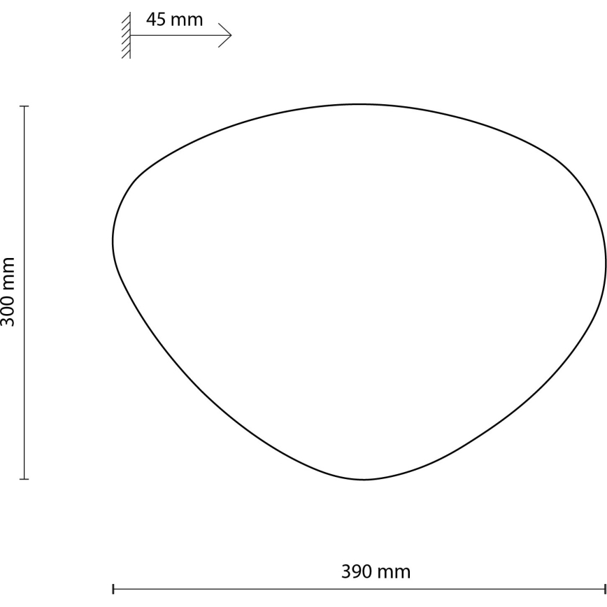 Аплик STONE 2xG9/8W/230V 30x39 см зелен
