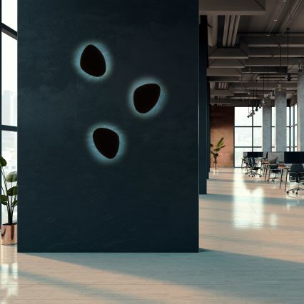 Аплик STONE 3xG9/8W/230V 37x49 см черен