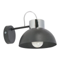 Аплик TEDI 1xE27/60W/230V антрацит/лъскав хром