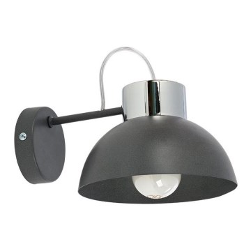 Аплик TEDI 1xE27/60W/230V антрацит/лъскав хром