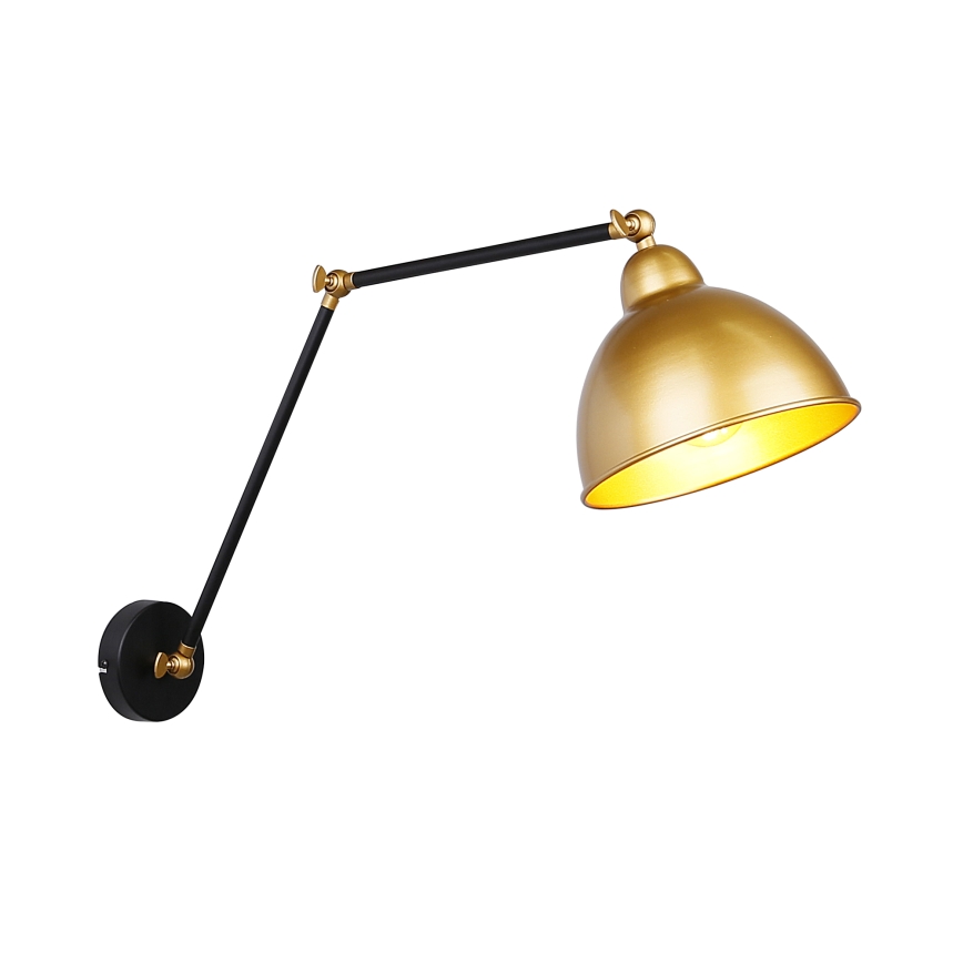 Аплик TRUCK 1xE27/40W/230V златист/черен