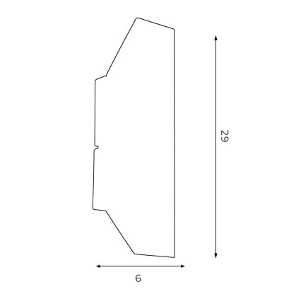 Аплик WALL 2xGU10/8W/230V бял