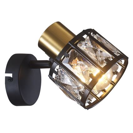 Аплик ZAHARA 1xE27/10W/230V, черен