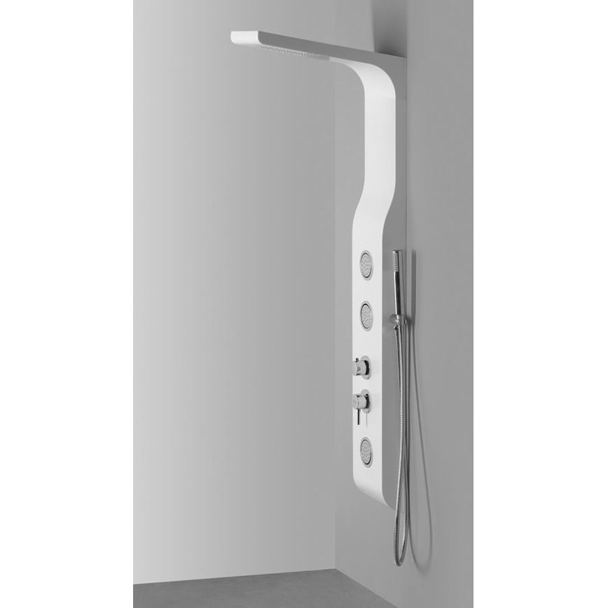 Aqualine - Душ панел YUKI матово бяло