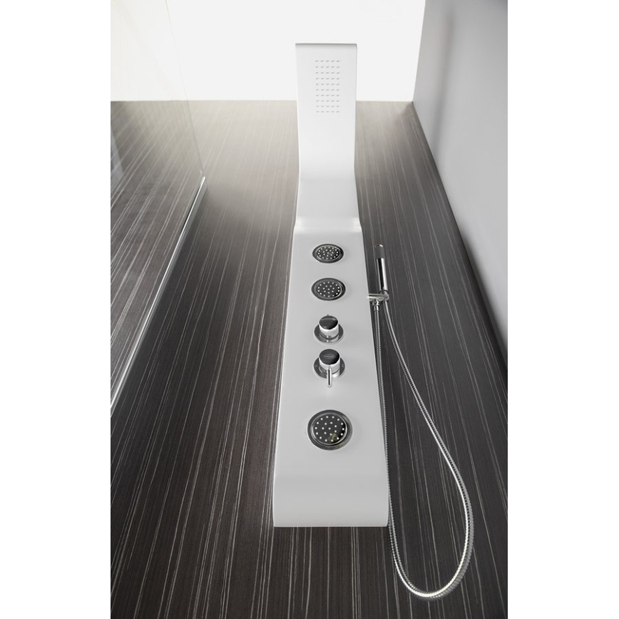 Aqualine - Душ панел YUKI матово бяло