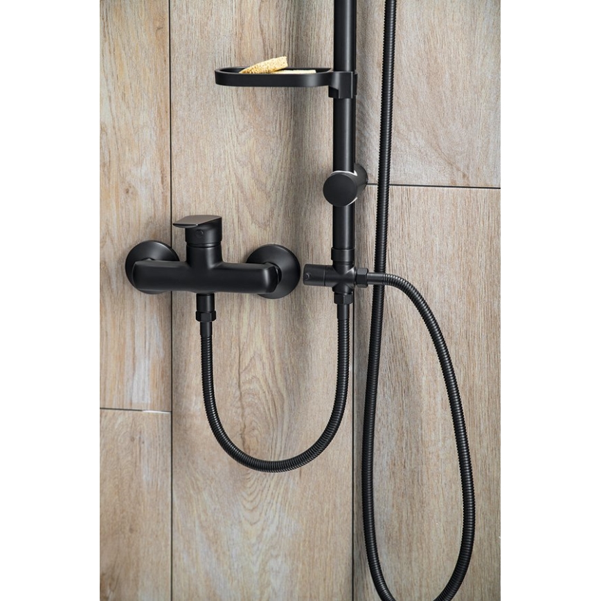 Aqualine - Душ комплект KERA матов черен