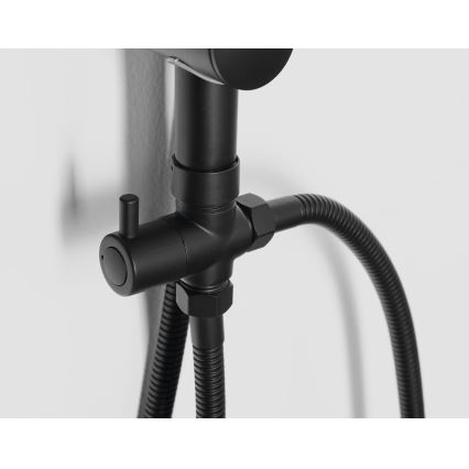 Aqualine - Душ комплект KERA матов черен