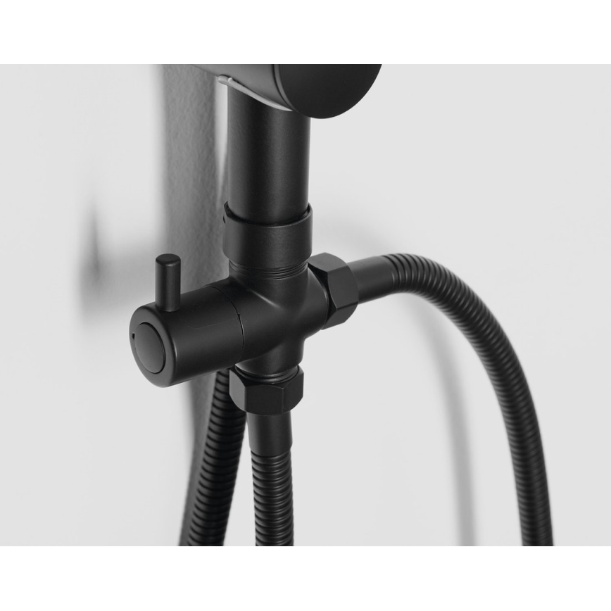 Aqualine - Душ комплект KERA матов черен