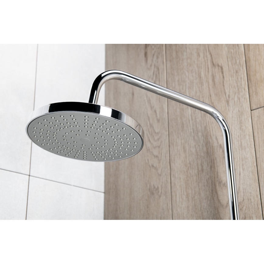 Aqualine - Душ комплект с термостатичен смесител LIGA лъскав хром