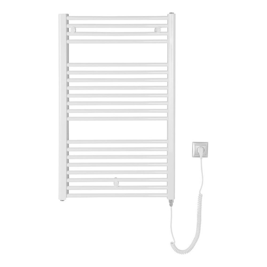 Aqualine - Електрическо оборудване за баня радиатор DIRECT-E 400W/230V 96 см бял прав