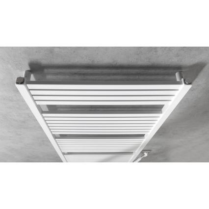 Aqualine - Електрическо оборудване за баня радиатор TONDI-E 800W/230V 169 см бял прав