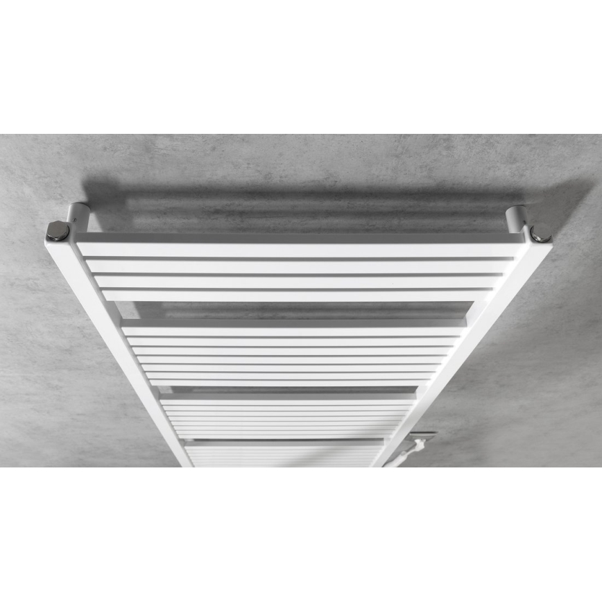 Aqualine - Електрическо оборудване за баня радиатор TONDI-E 800W/230V 169 см бял прав