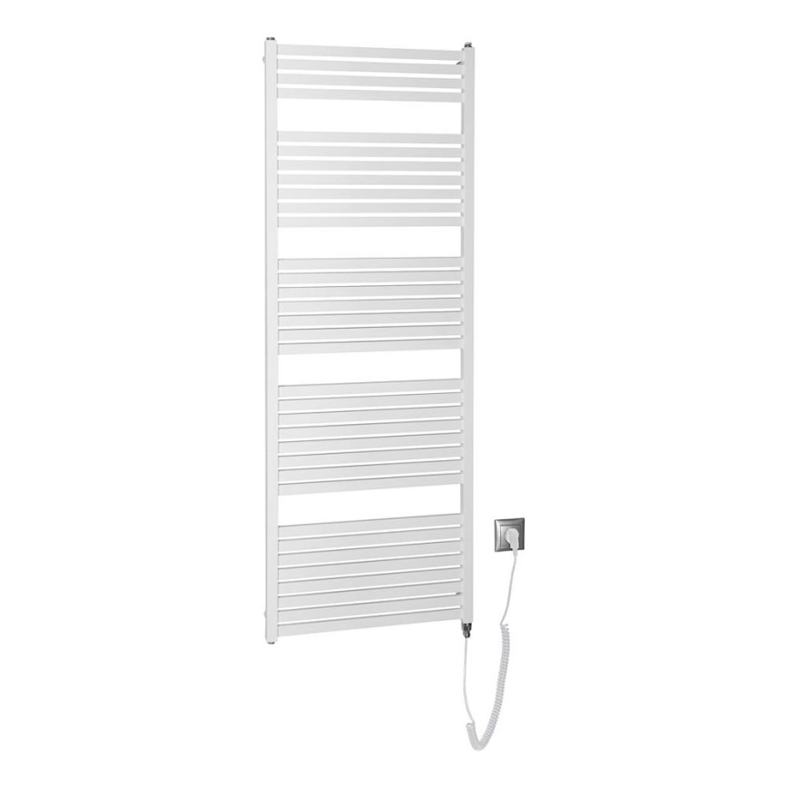 Aqualine - Електрическо оборудване за баня радиатор TONDI-E 800W/230V 169 см бял прав