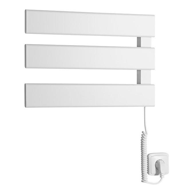 Aqualine - Електрическа сушилня за кърпи ELVIS 50W/230V 34,2 см бял дeсен