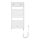 Aqualine - Електрически радиатор за баня DIRECT-E 300W 96x45 cm бял