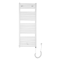 Aqualine - Електрически радиатор за баня DIRECT-E 600W 132x60 cm бял